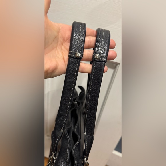 Coach Black Penelope Leather Shoulder Bag - Picture 5 of 12